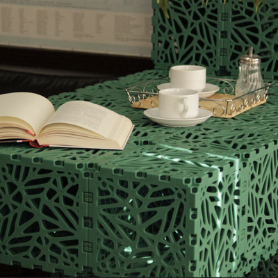 Coffee table in a lounge interior