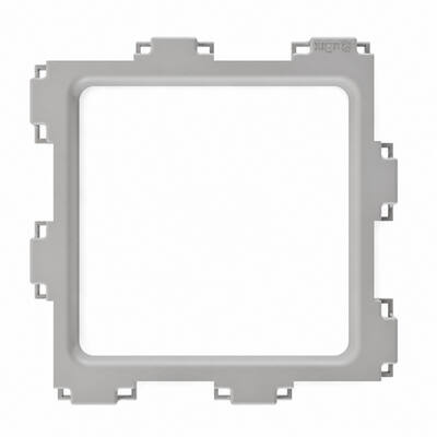 Grey Cubik Void panel, open frame