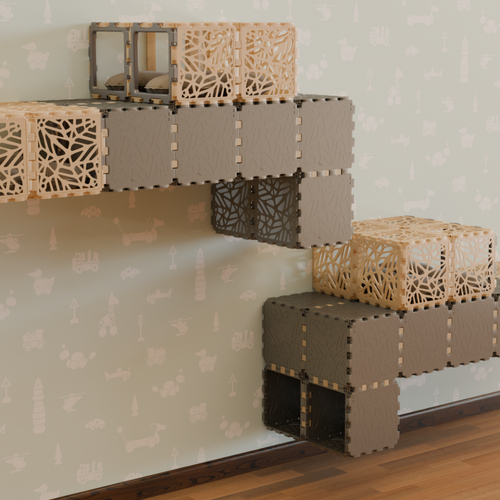 Cubik Wall-mounted cat house