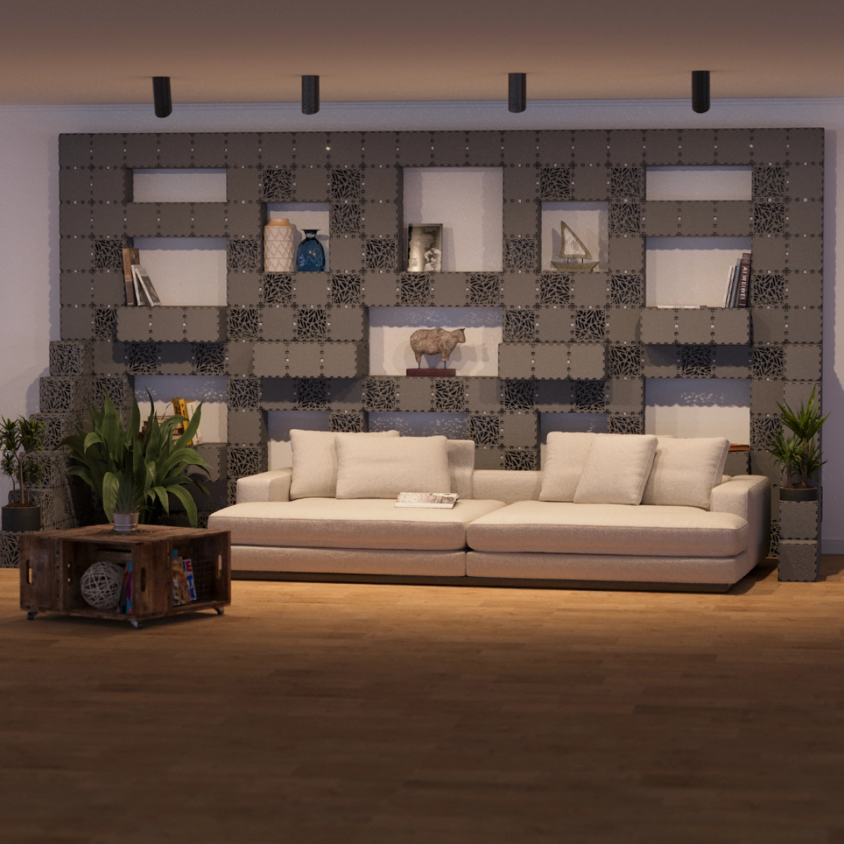 Estantes modulares