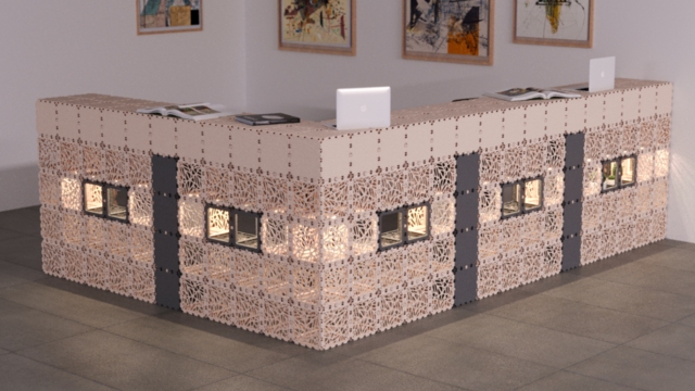 Reception counter
