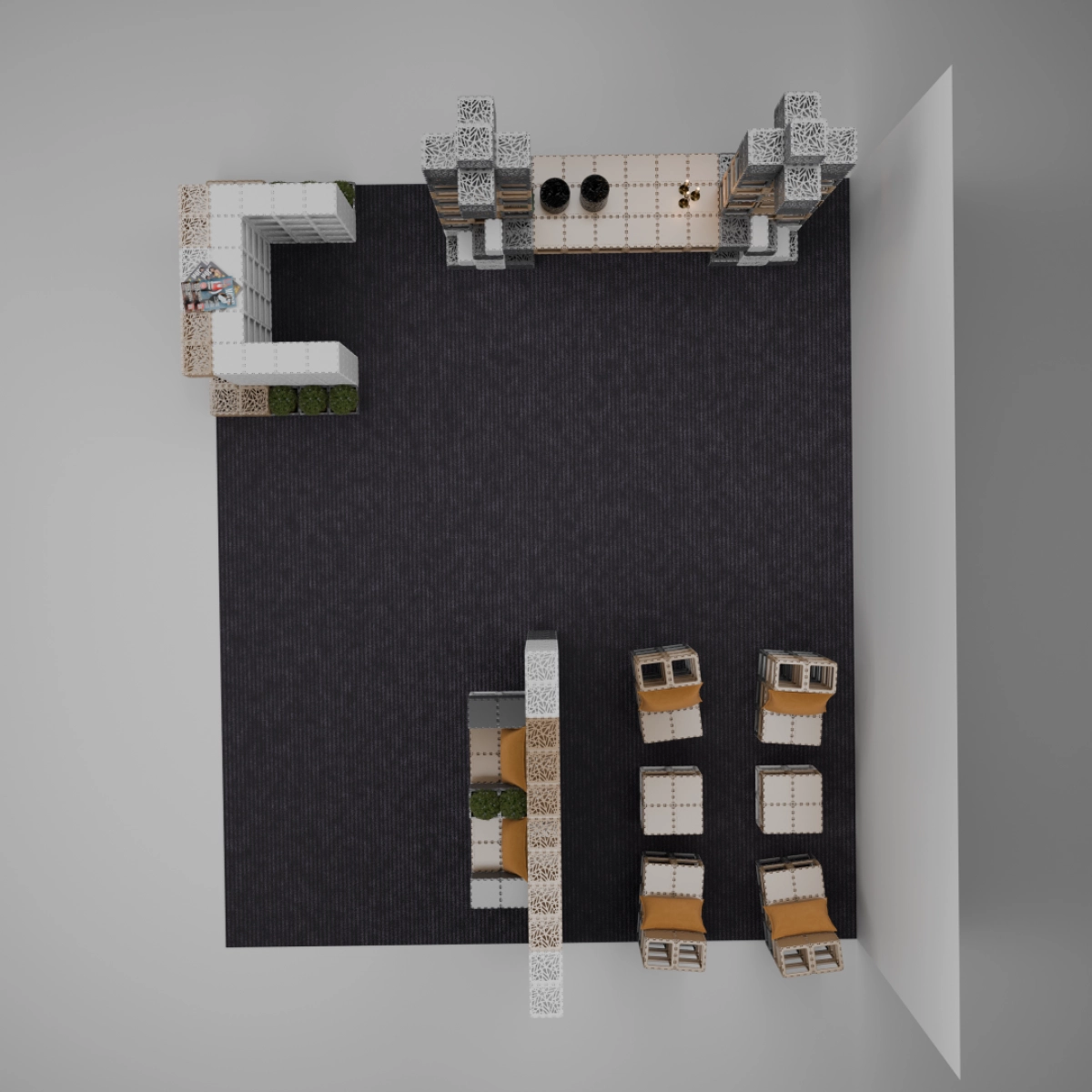 Cubik Basic big stand, additional view