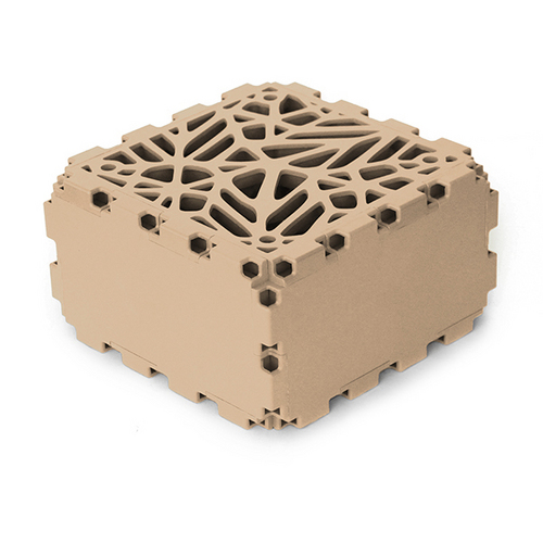 Beige Cubik Zen/2 cube