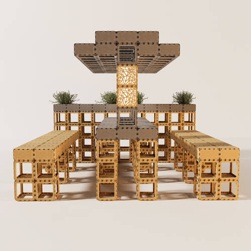 Modular dining bar photo