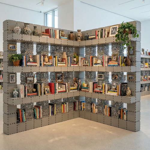 Modular library wall