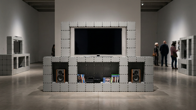 Media wall unit