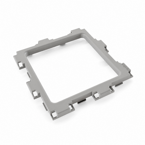 Grey Cubik Void panel, angled view