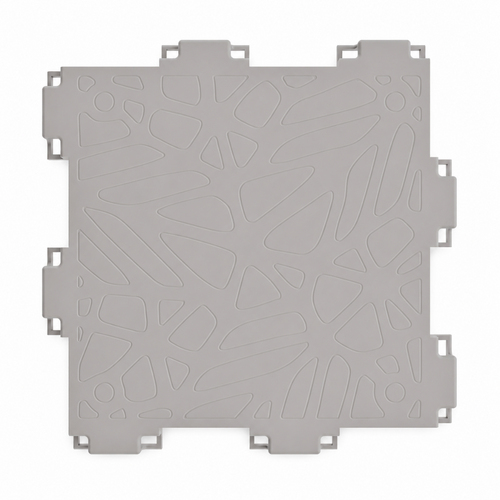 Grey Cubik Zen panel, smooth face