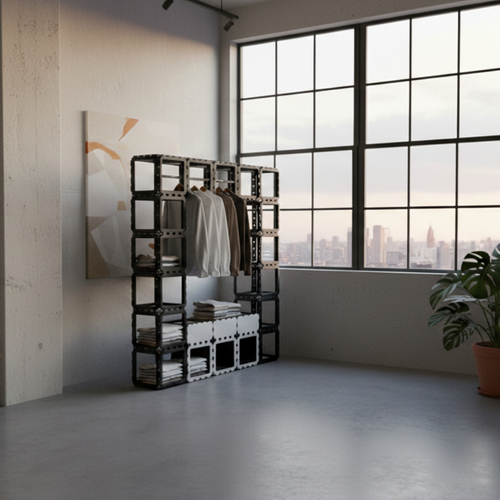 Modular Entryway Coat Rack