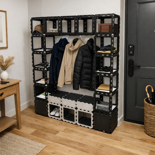 Modular Entryway Coat Rack #2
