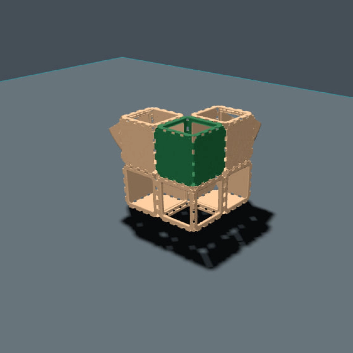 Corner Planter with FLORA Panel photo