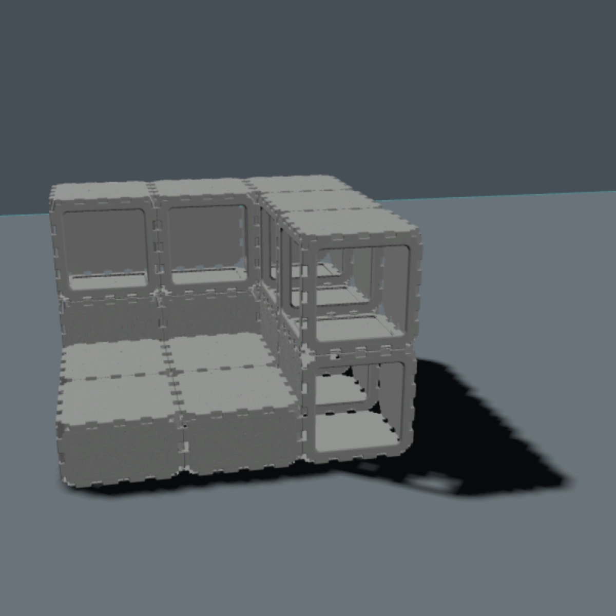 Modular Cat House with Double-Level Tunnel photo
