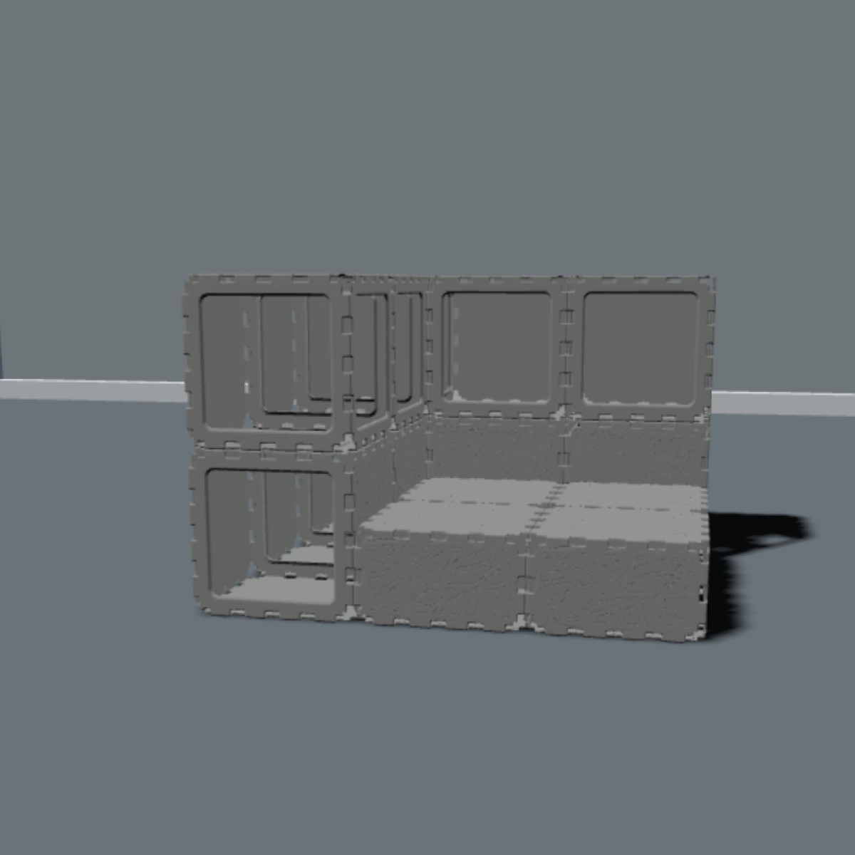 Modular Cat House with Double-Level Tunnel photo