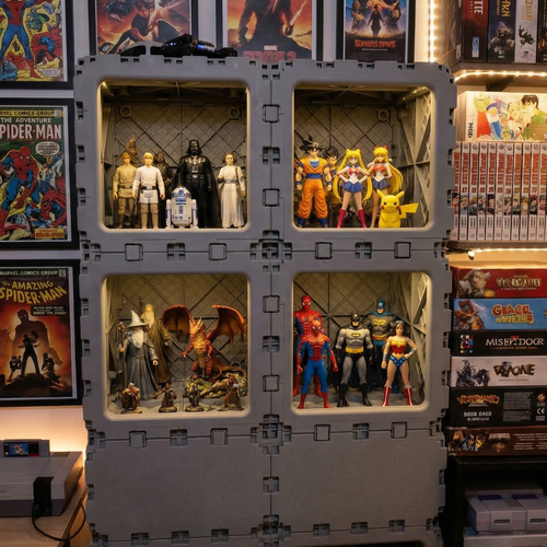 Display cubiks for collectibles