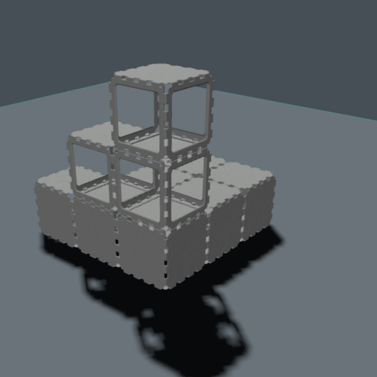 Modular Cat House with Climbing Steps V2 photo