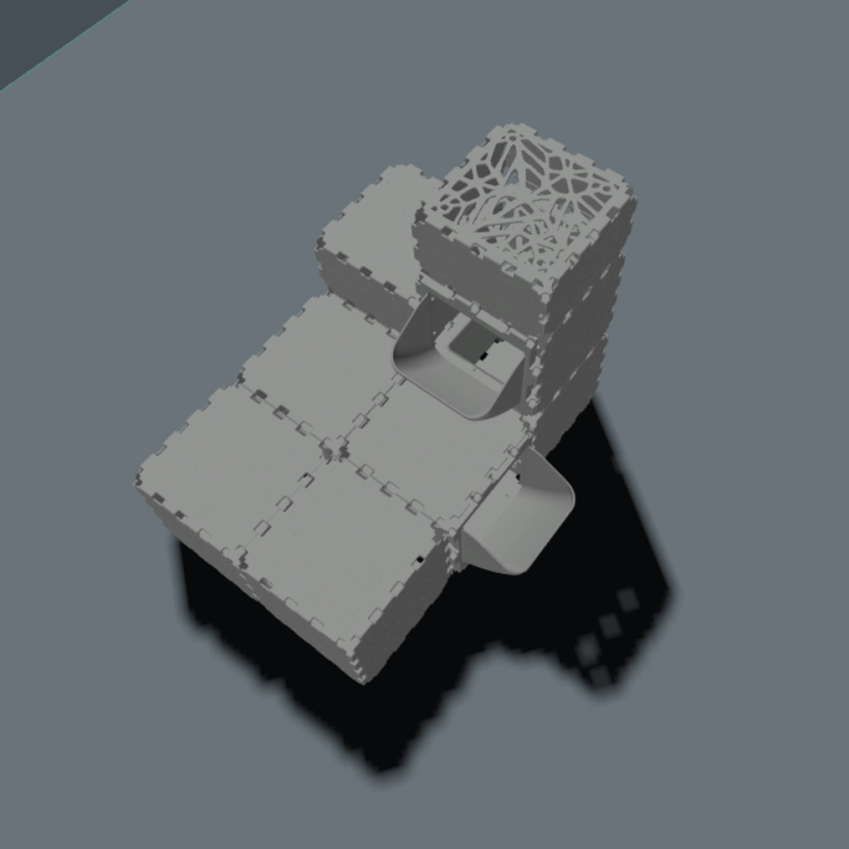 Modular Cat Play House with FLORA Entry V3 photo