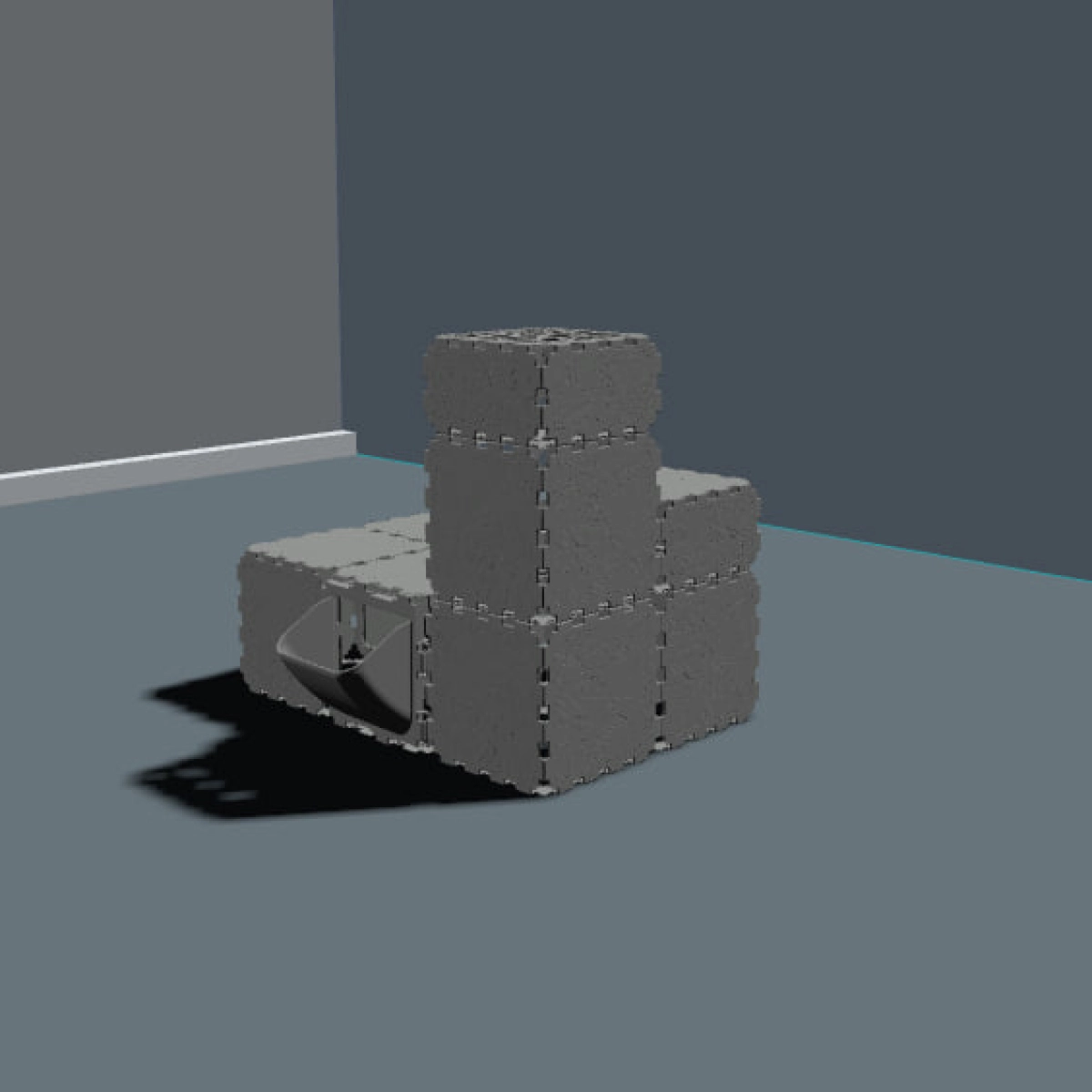 Modular Cat Play House with FLORA Entry V4 photo
