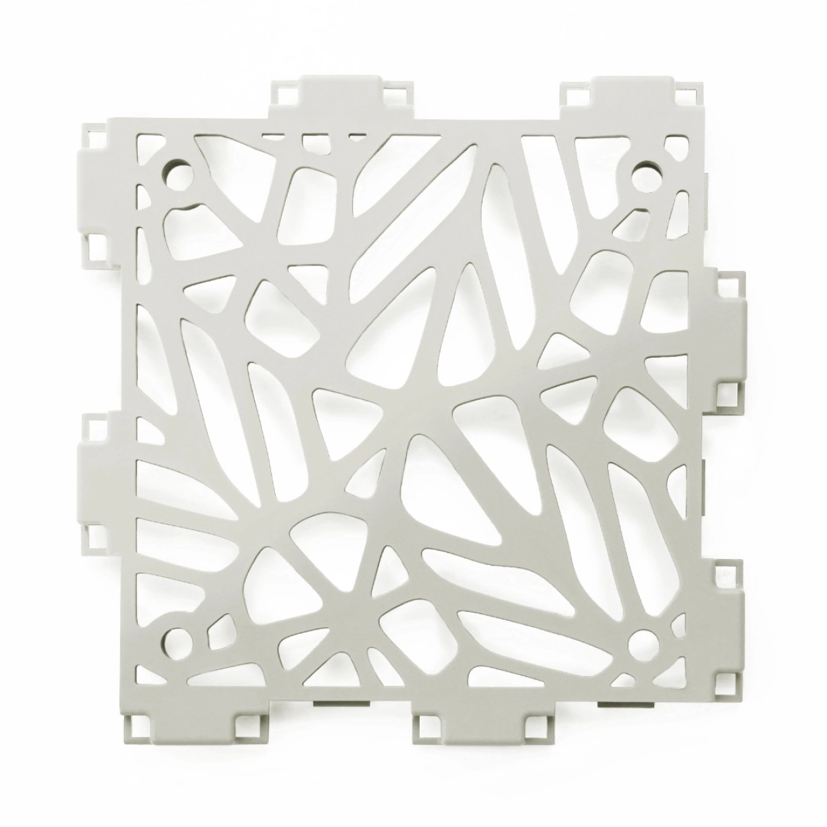 White Cubik Bion white, lattice faces, additional view