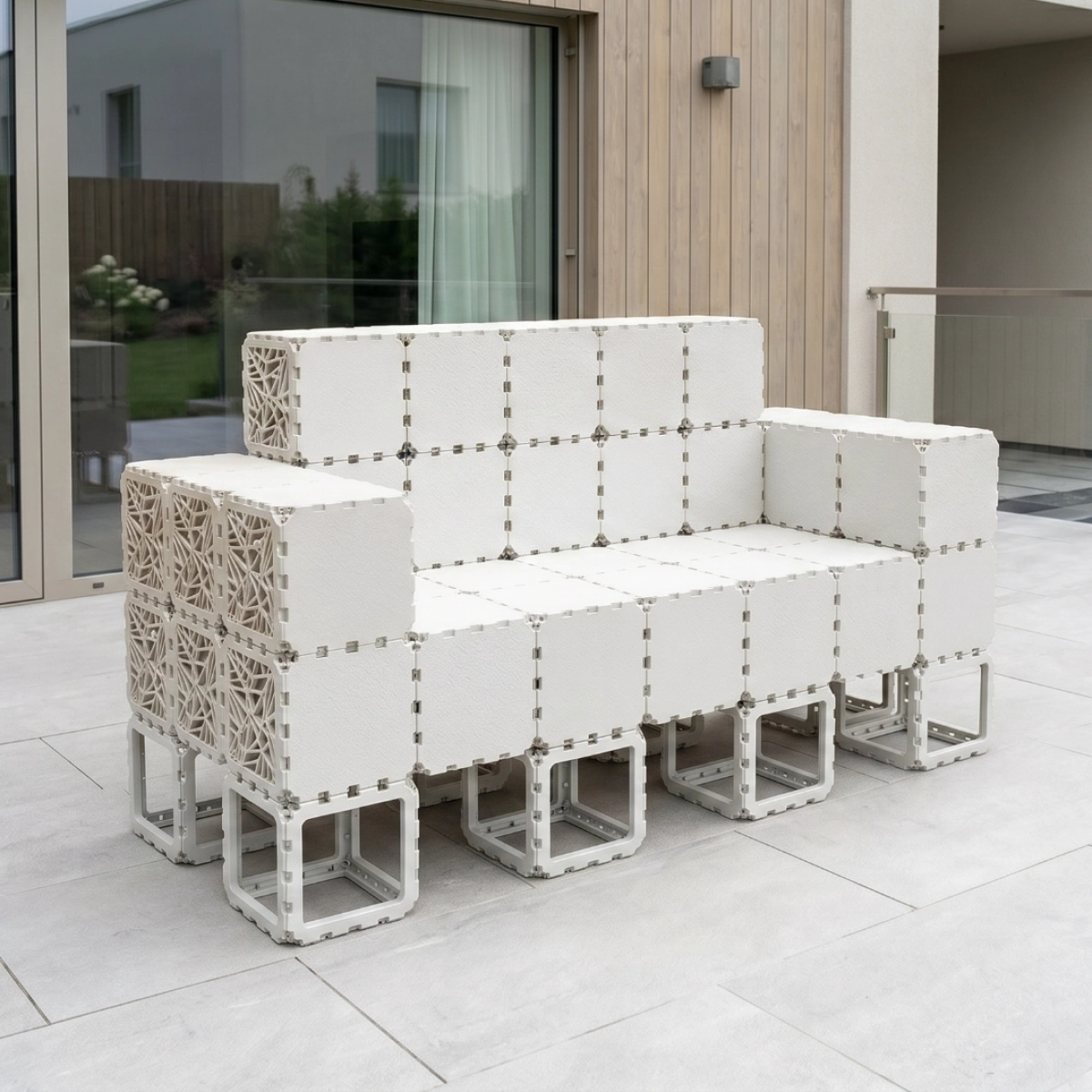 Modular Cubik sofa XL, beige variant