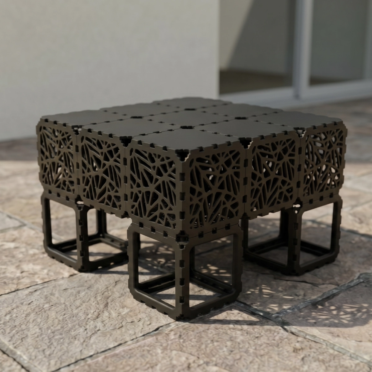 Modular Cubik pouf from the sofa XL set