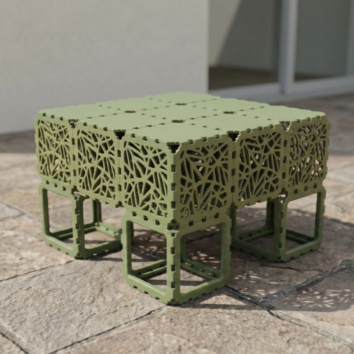 Modular Cubik pouf from the sofa XL set