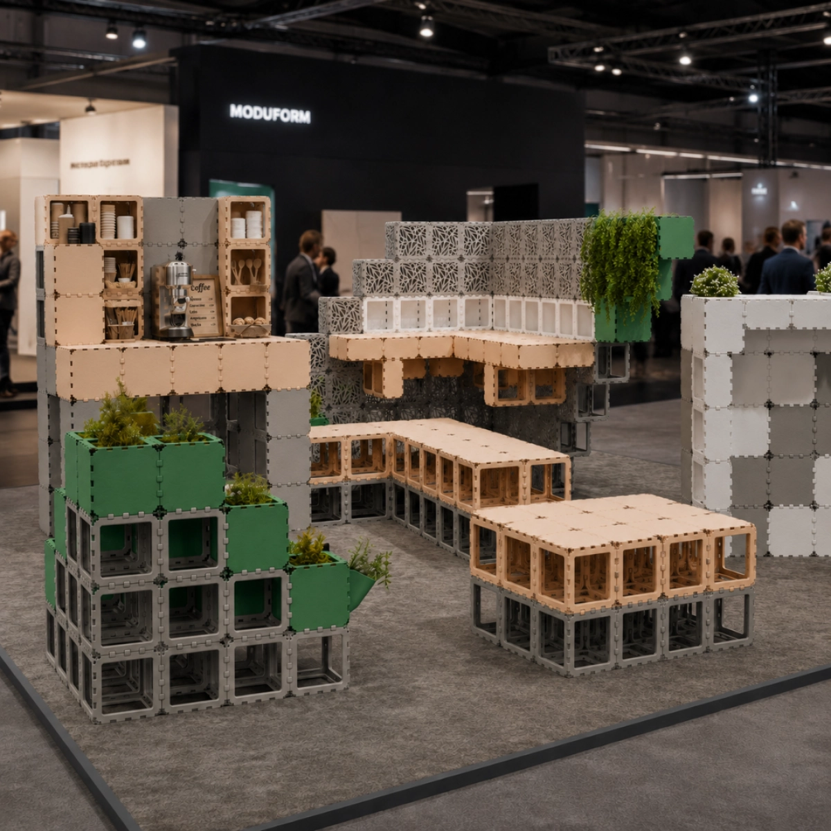 Cubik Hungary Exhibition Pavilion, additional view