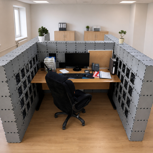 H-Shaped+ Office Booth 