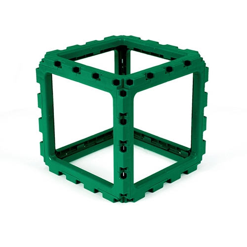Green Cubik Void cubes, open frames