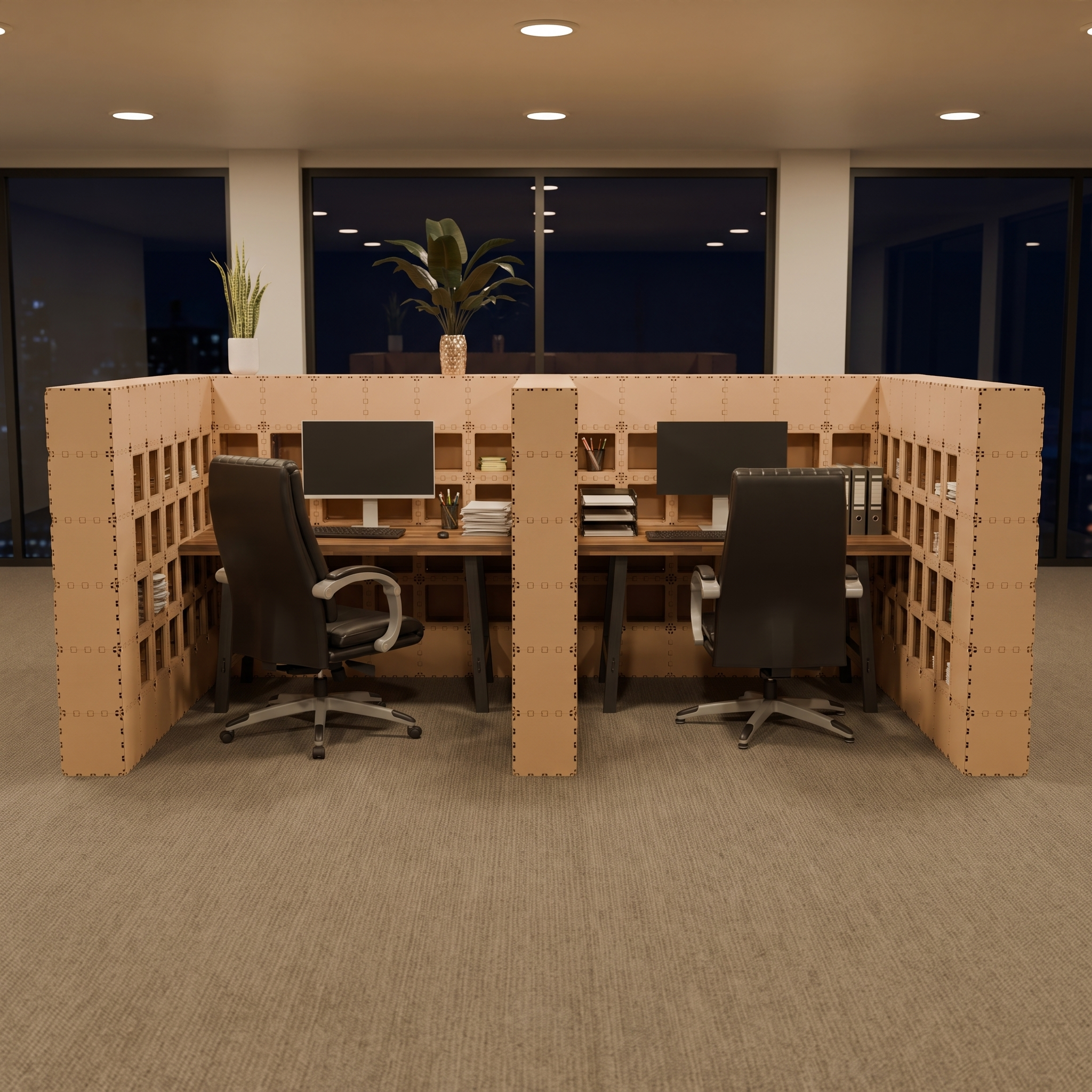 Modular Office Partitions & Work Booths from Cubik Modules